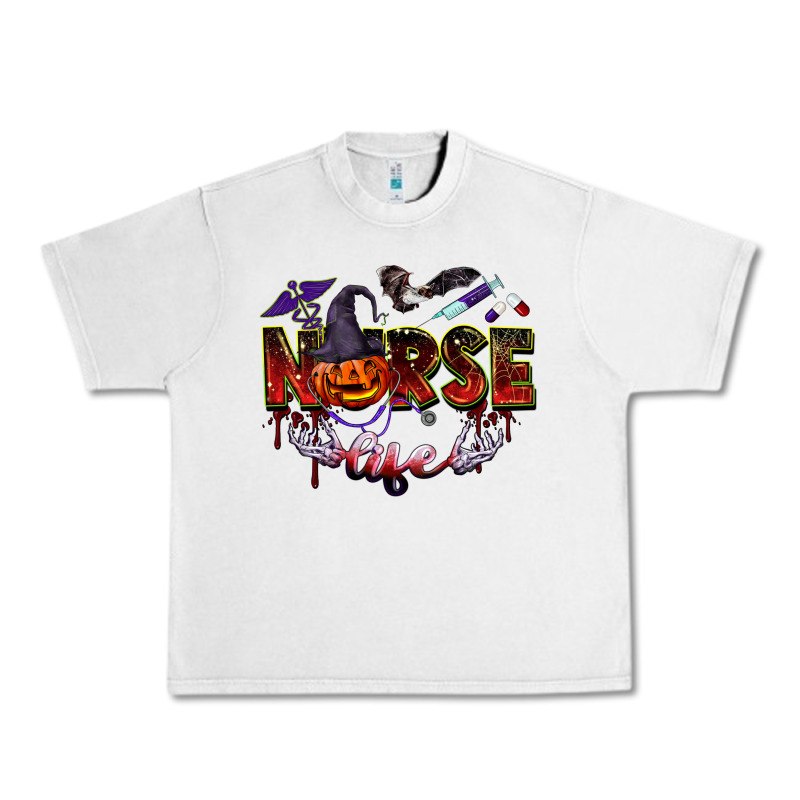 Halloween Nurse Life Urban Heavy Tee by BarkalooDesign | Teevron
