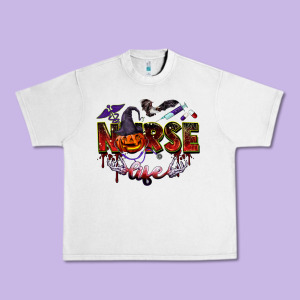 Halloween Nurse Life Urban Heavy Tee Designed By Barkaloodesign
