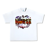 White halloween nurse life Urban Heavy Tee - BarkalooDesign