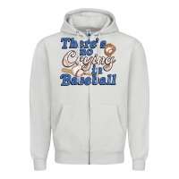 Dove Grey theres no crying in baseball Zipper Hoodie - JahusDesignShop