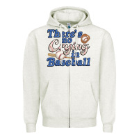 Oatmeal Heather theres no crying in baseball Zipper Hoodie - JahusDesignShop