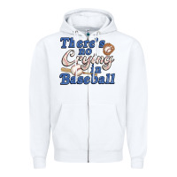 White theres no crying in baseball Zipper Hoodie - JahusDesignShop