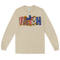 Faith Usa Flag Sunflower Long Sleeve Tee | Teevron