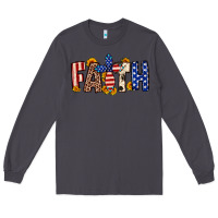 Smoke Faith USA flag sunflower Long Sleeve Tee - Neo Western