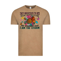 Vintage Coffee they whispered to her you can't withstand the stor Vintage Tee - Zillion Design Studio