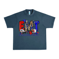 Midnight Navy emt emergency medical technician Urban Heavy Tee - Zillion Design Studio