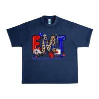 Navy emt emergency medical technician Urban Heavy Tee - Zillion Design Studio