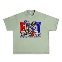 Oil Green emt emergency medical technician Urban Heavy Tee - Zillion Design Studio