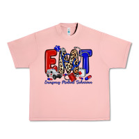 Salmon emt emergency medical technician Urban Heavy Tee - Zillion Design Studio