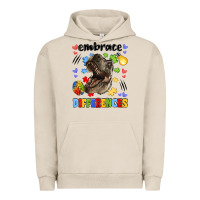 Pigment French Oak embrace differences Urban Hoodie - LillyAllenDesigns