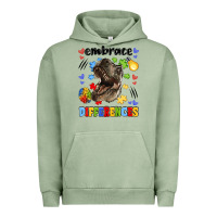 Pigment Oil Green embrace differences Urban Hoodie - LillyAllenDesigns