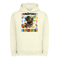 Pigment Pistachio embrace differences Urban Hoodie - LillyAllenDesigns