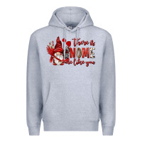 Heather Grey there is gnome one like you Premium Hoodie - NancyCooperArtShop