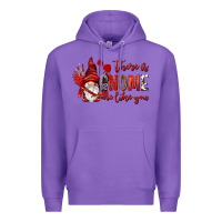 Purple there is gnome one like you Premium Hoodie - NancyCooperArtShop