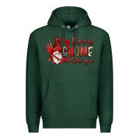 Sports Green there is gnome one like you Premium Hoodie - NancyCooperArtShop