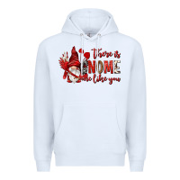 White there is gnome one like you Premium Hoodie - NancyCooperArtShop