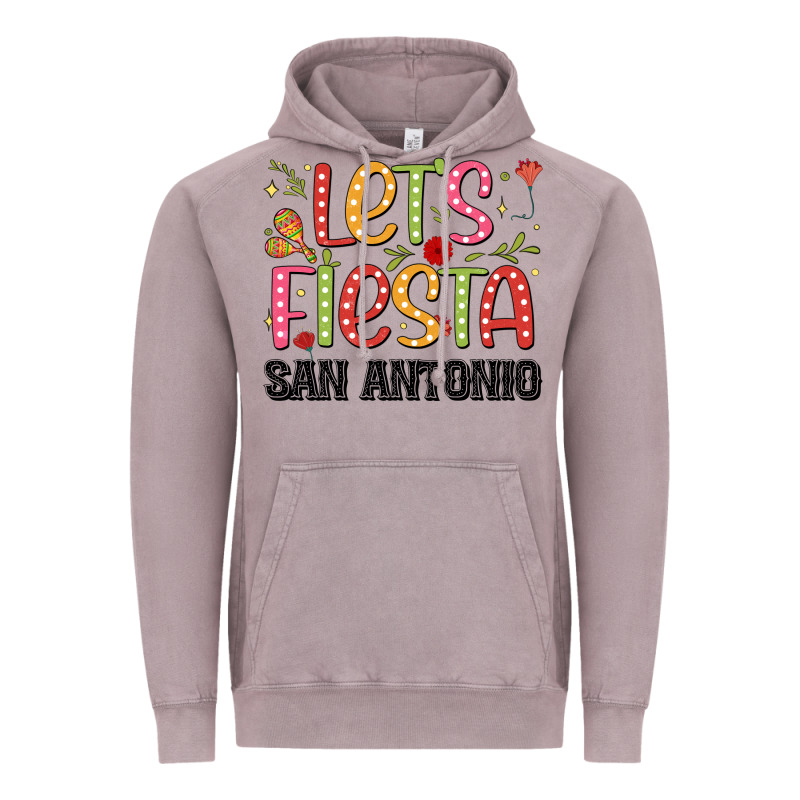 Lets Fiesta San Antonio Vintage Hoodie by JahusDesignShop | Teevron