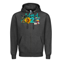 Charcoal Heather western sunflower class of 2023 Zipper Hoodie - AdoDesignShop