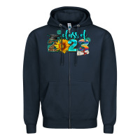 Navy western sunflower class of 2023 Zipper Hoodie - AdoDesignShop