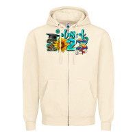 Sandshell western sunflower class of 2023 Zipper Hoodie - AdoDesignShop