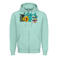 Seafoam western sunflower class of 2023 Zipper Hoodie - AdoDesignShop