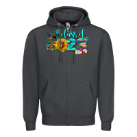 Smoke western sunflower class of 2023 Zipper Hoodie - AdoDesignShop