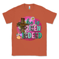 Copper he is risen indeed easter Classic Tee - Neo Western