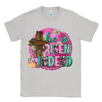Moon Dust he is risen indeed easter Classic Tee - Neo Western