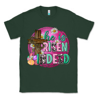 Sports Green he is risen indeed easter Classic Tee - Neo Western