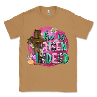 Toasted Coconut he is risen indeed easter Classic Tee - Neo Western