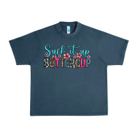 Midnight Navy suck it up buttercup Urban Heavy Tee - Zillion Design Studio