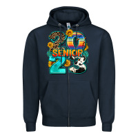 Navy senıor 2023 Zipper Hoodie - AdoDesignShop
