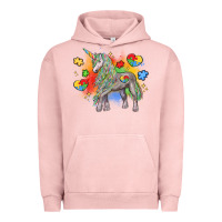 Pigment Salmon autism unicorn Urban Hoodie - LillyAllenDesigns