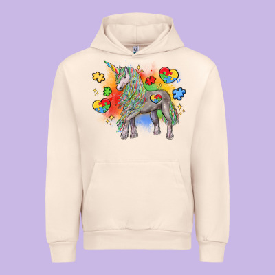 Autism Unicorn Urban Hoodie Designed By Lillyallendesigns