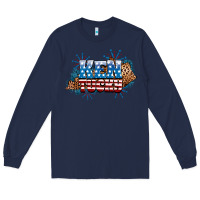 Navy Fourth of July Kentucky Long Sleeve Tee - Neo Western