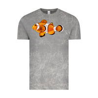 Cloud Rock clown fish side Vintage Tee - BarkalooDesign