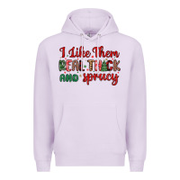 Lilac i like them real thick and sprucy Premium Hoodie - MaliasSmallBusiness