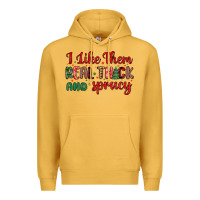 Mustard i like them real thick and sprucy Premium Hoodie - MaliasSmallBusiness
