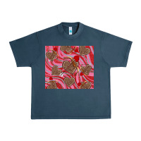Midnight Navy valentine's day hearts bow and arrow Urban Heavy Tee - RanaPortraitStore
