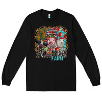Black summer farm Long Sleeve Tee - SublimationCraftShop