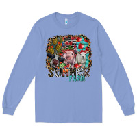 Colony Blue summer farm Long Sleeve Tee - SublimationCraftShop