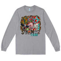 Heather Grey summer farm Long Sleeve Tee - SublimationCraftShop