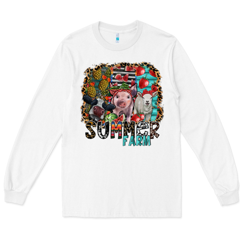 Summer Farm Long Sleeve Tee by SublimationCraftShop | Teevron