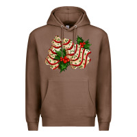 Chestnut white christmas tree cake ado Premium Hoodie - AdoDesignShop