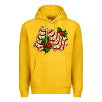 Lemon white christmas tree cake ado Premium Hoodie - AdoDesignShop
