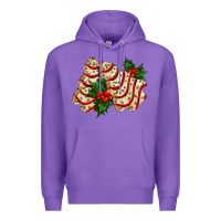 Purple white christmas tree cake ado Premium Hoodie - AdoDesignShop