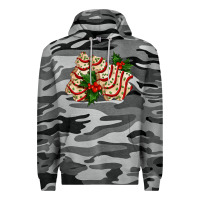 Slate Camo white christmas tree cake ado Premium Hoodie - AdoDesignShop