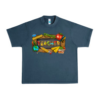 Midnight Navy teacher Urban Heavy Tee - texasbilliewilder