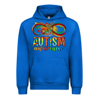 Cobalt autism awareness butterfly infinity symbol Urban Hoodie - LillyAllenDesigns