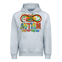 Heather Grey autism awareness butterfly infinity symbol Urban Hoodie - LillyAllenDesigns